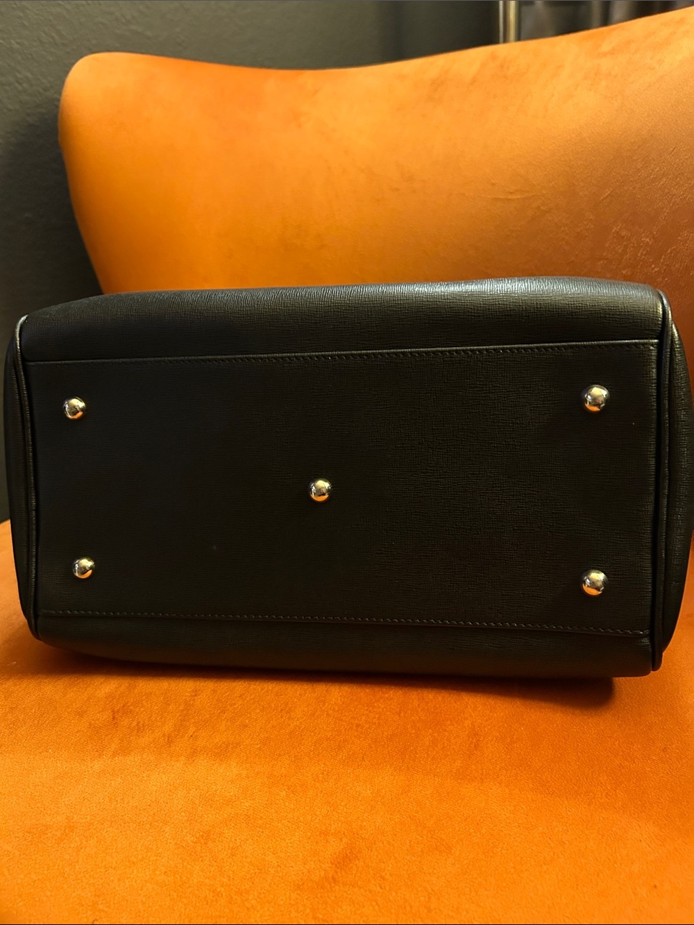 Furla D-Light Bauletto Black Saffiano Leather  Bag - NWOT - Picture 5 of 7